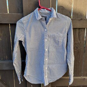 Abercrombie & Fitch checker long-sleeve button-down